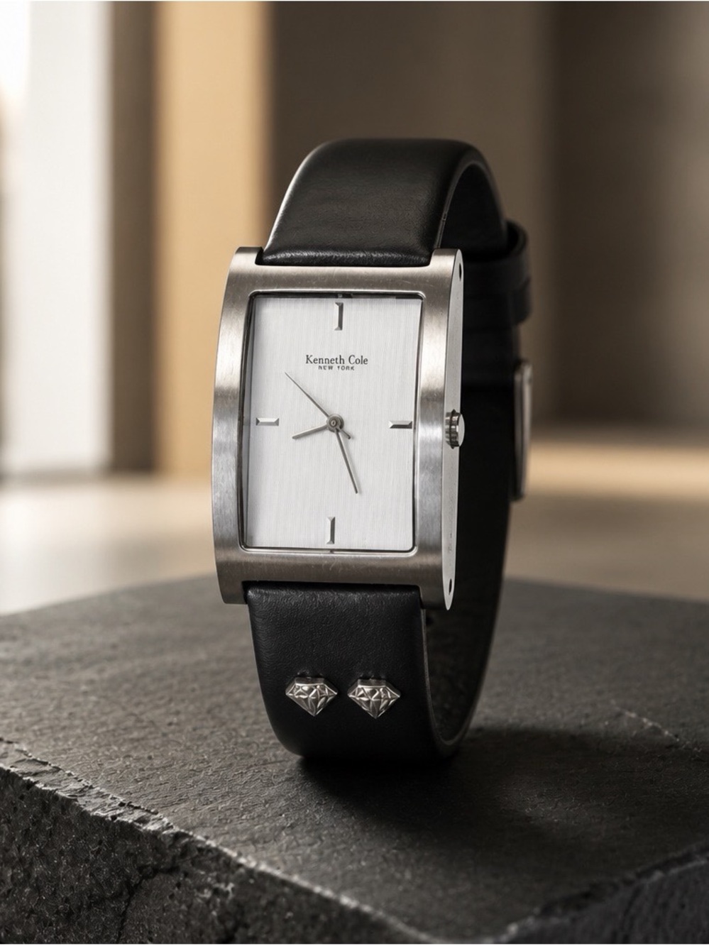 Kenneth Cole New York Rectangular Watch New Battery!